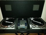Numark TT-200s direct drive turntables, coffin, & stand. in Houston, Texas